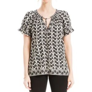 Max Studio Tie Neck Shirt